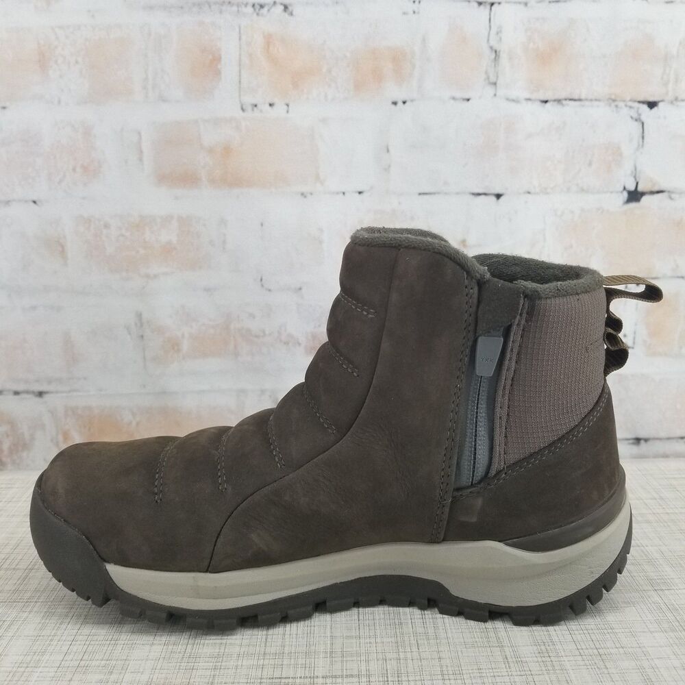 Oboz Sphinx Pull-On Insultated Waterproof Ankle Boots Brown Women's 7 Nubuck - Picture 6 of 9